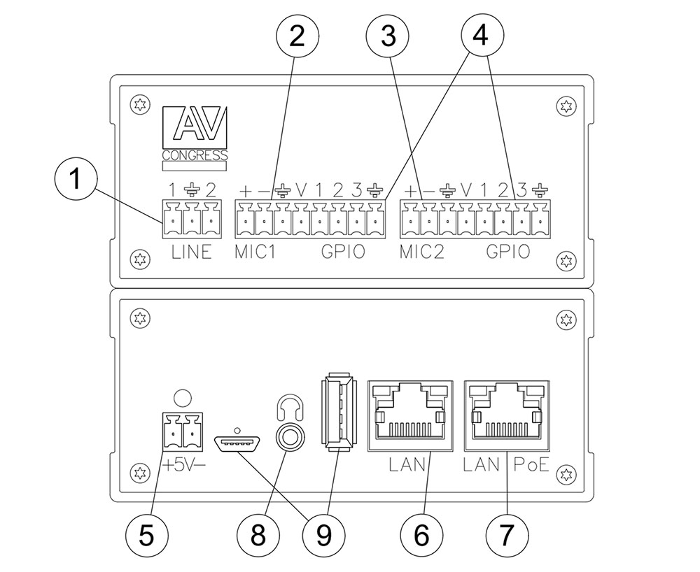 AV Production MS-CS-D20IP